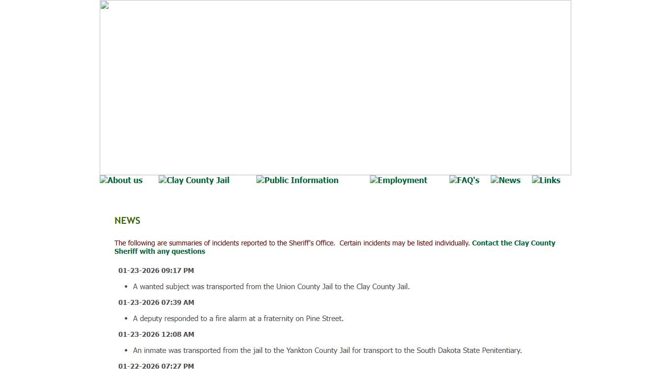 Clay County Sheriff - Vermillion, SD